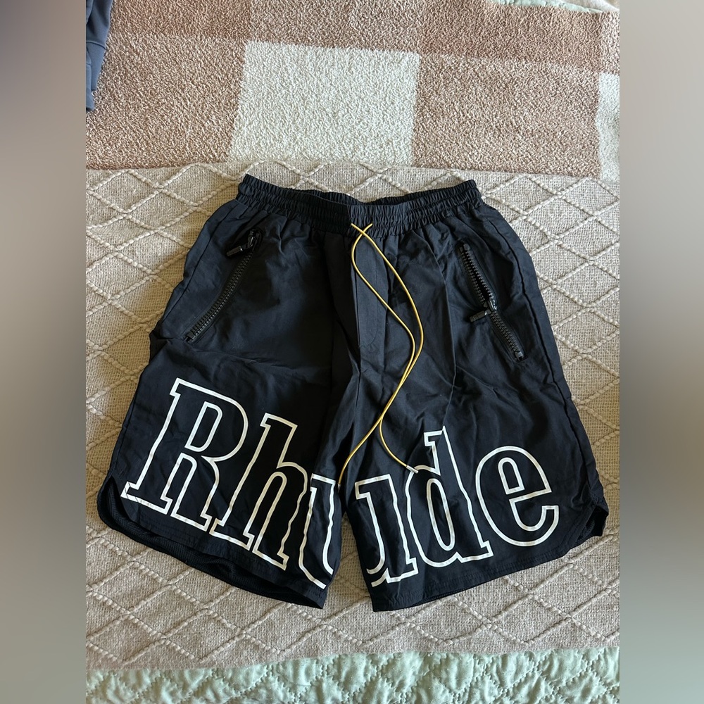Rhude Black Athletic Shorts